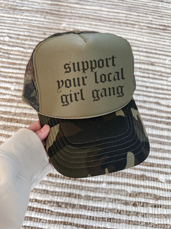 GIRL GANG TRUCKER HAT