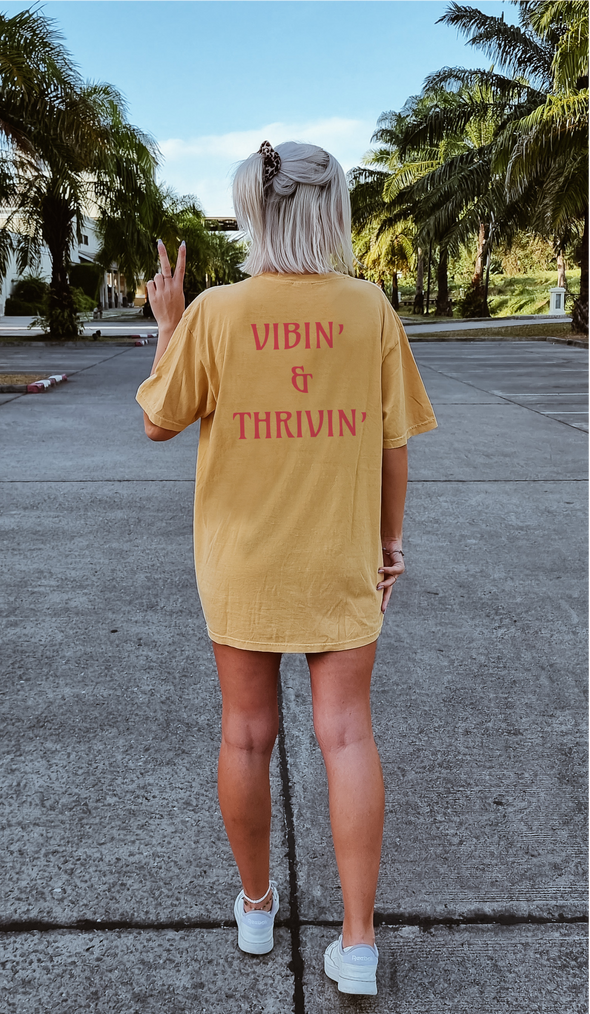 VIBE & THRIVE TEE