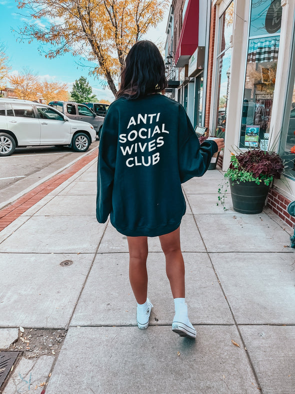 ANTISOCIAL WIVES CLUB CREWNECK