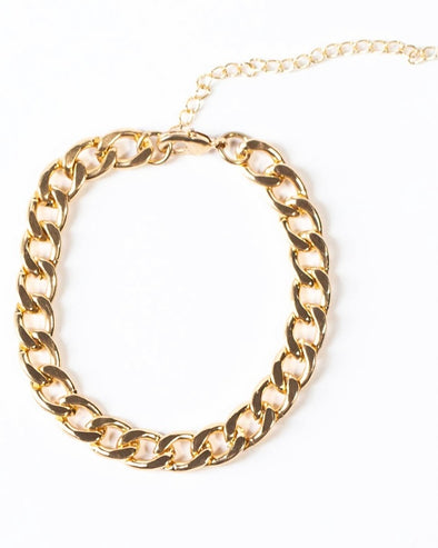 CHUNKY CHAIN LAYERING BRACELET