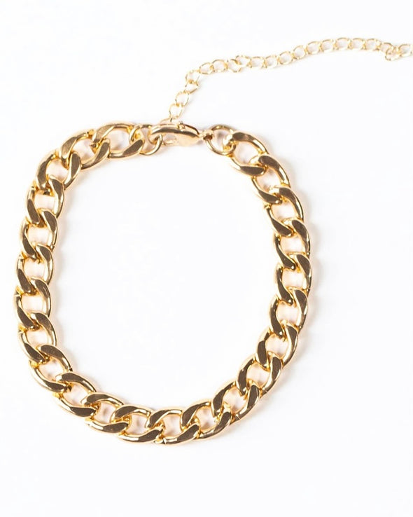 CHUNKY CHAIN LAYERING BRACELET